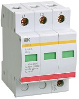 Ограничитель импульсных напряжений УЗИП IEK KARAT ОПС1-D 3п L1-L2-L3-PE классIII 5кА картинка